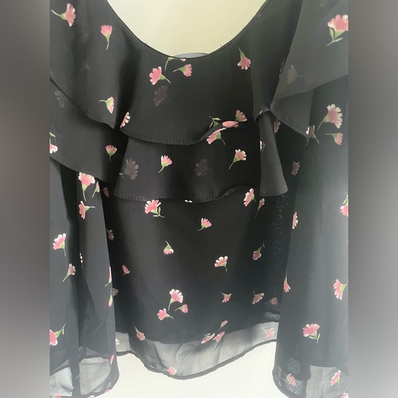 ALICE BLUE Bernie Cold Shoulder Cropped Blouse - Large - Picture 6 of 9